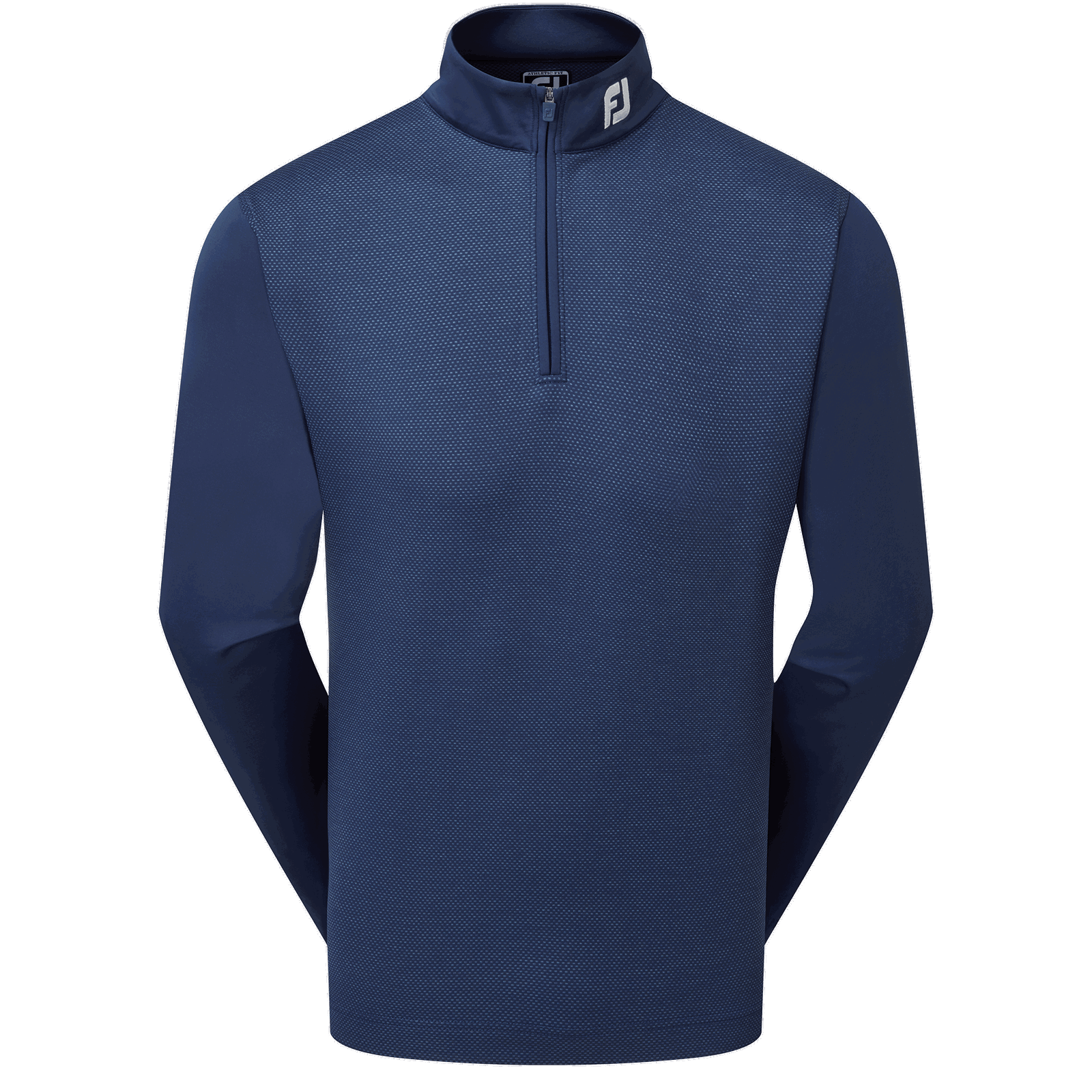 FootJoy Pine Cliffs Spacer Knit Tonal Chill-Out Zip Neck Sweater