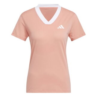 adidas Ladies Made With Nature Mock V-Neck Shirt
