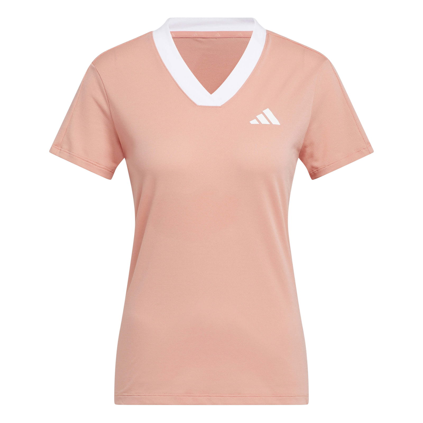 adidas Ladies Made With Nature Mock V-Neck Shirt