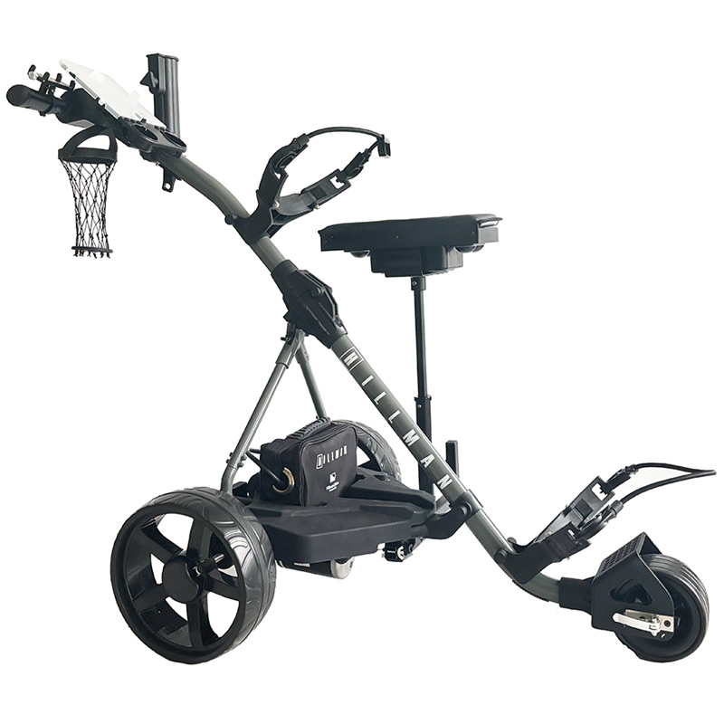 Hillman 36 Hole Lithium Electric Golf Trolley Gunmetal Grey